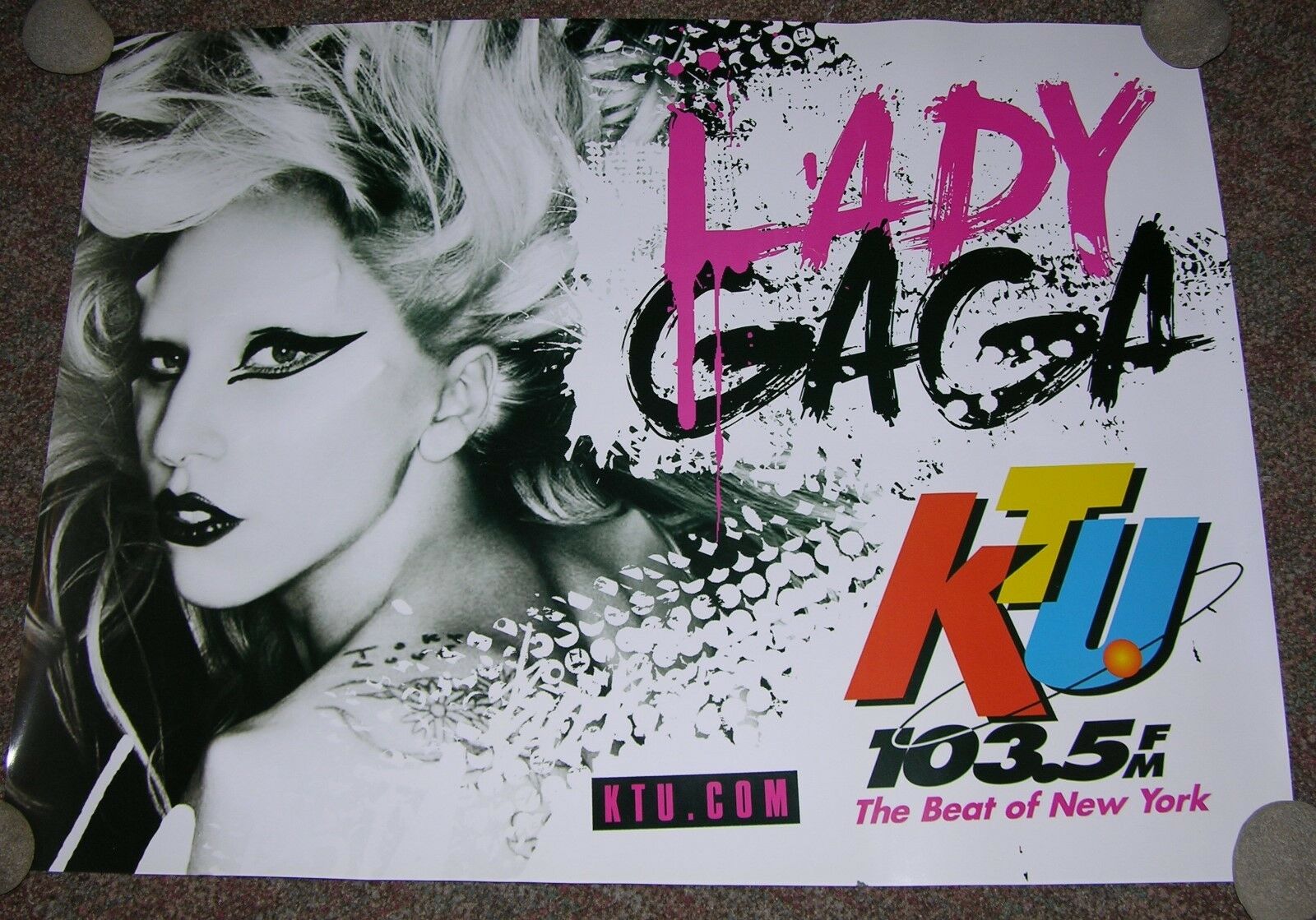 Rare -lady Gaga Promo Poster  - 25x19 - A Star Is Born