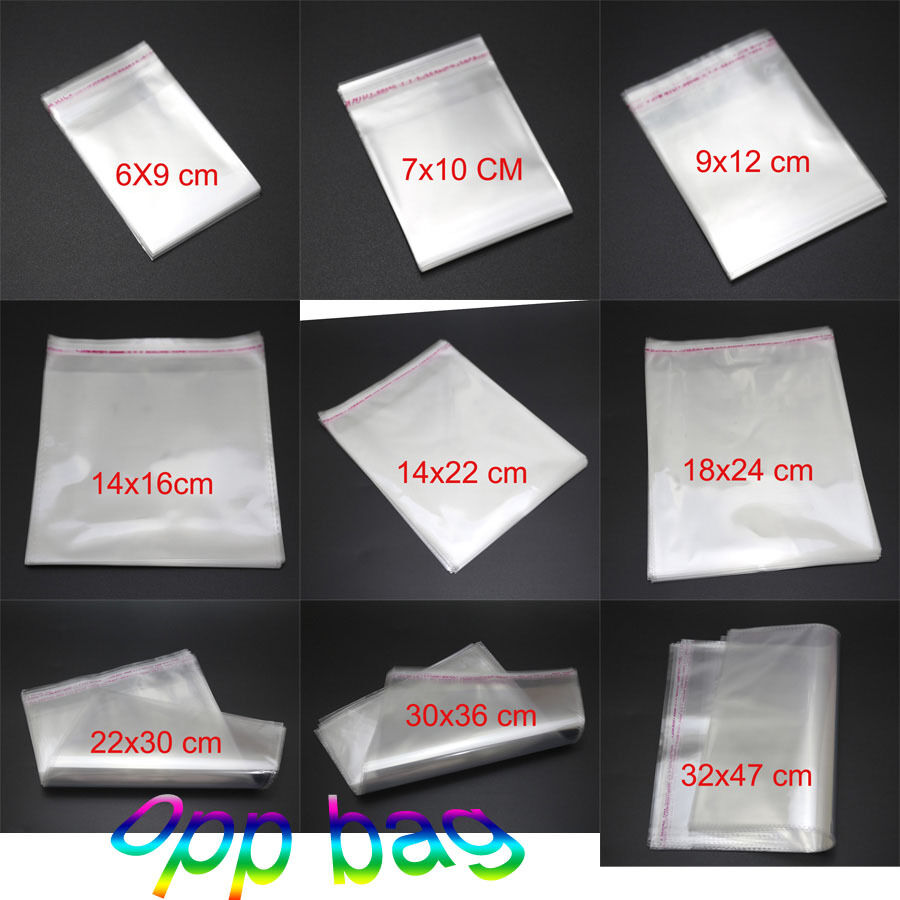 Clear Self Adhesive Resealable Poly Cello Cellophane Opp Bags 9 Specification