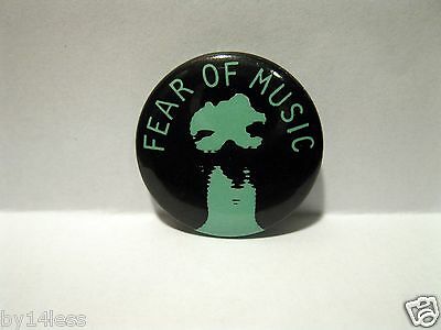 Vintage 1979 Talking Heads 'fear Of Music' Promo Button Pin