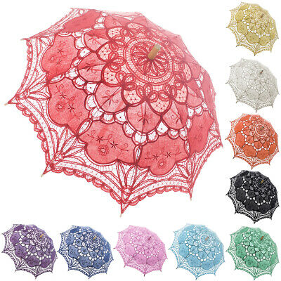 Toptie Vintage Lace Parasol, Wedding Bridal Umbrella, Party Photograph Parasol