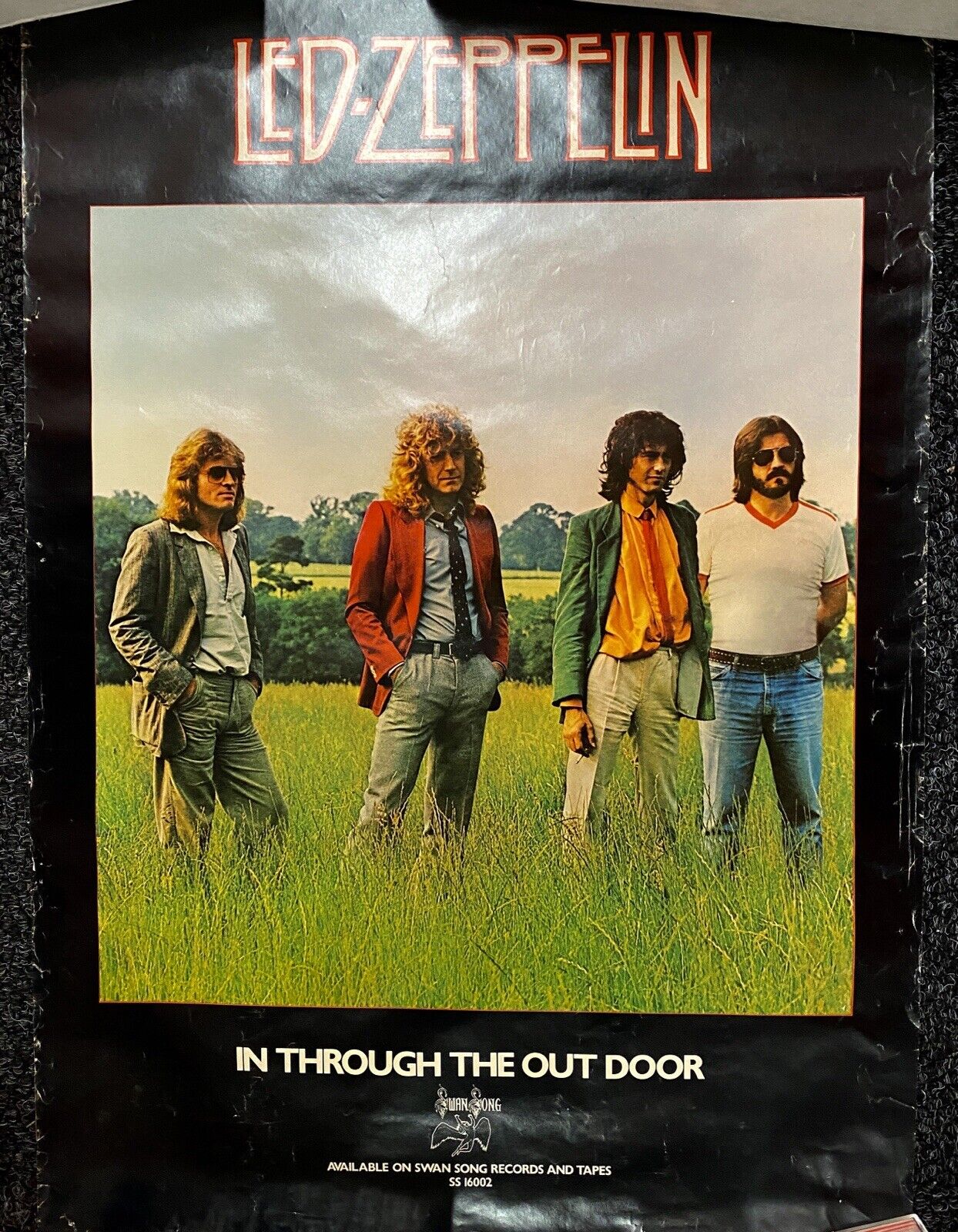 Led Zeppelin - In Through The Out Door - Promo Poster - Swan Song Records - 1978