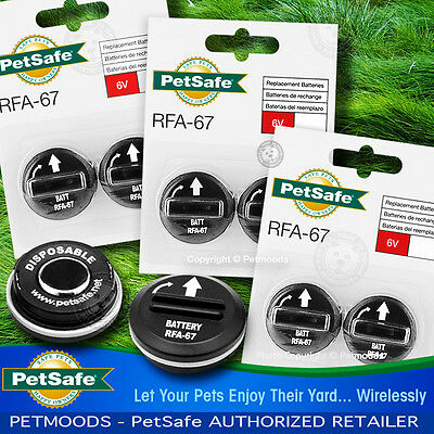 Petsafe Rfa-67d-11 Batteries Wireless Dog Fence Collar Pif-275-19 Pul-275 Qty 6
