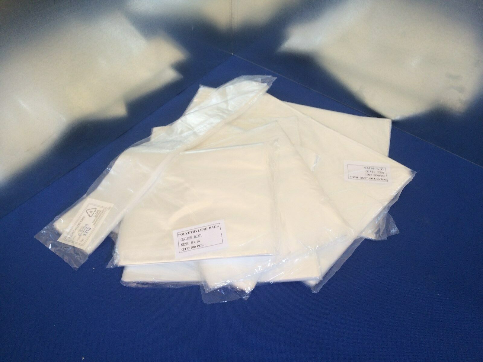 3x3 To 7x16 Ldpe 1mil 1 Mil Lay Flat Fda Clear Open Top End Plastic Poly Bags